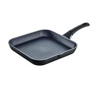 Berndes Induction Enduro Grillpfanne 28x28 Bistecchiera 28 cm, Alluminio , Nero