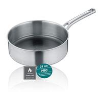 Tricion Resist Set Tegame Fondo Con Coperchio - Argento