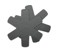 Berndes Proteggi Pentole, Salvapadelle e Separatori (2 Pezzi) in Silicone, Grigio, 28 x 15 x 2 cm