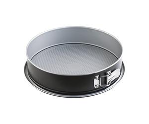 Berndes Tortiera apribile con Fondo Piatto 28 cm, Banda Stagnata, Grigio (Grau)