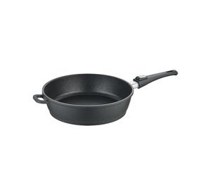 Berndes Vario Click Induction Tegame a Un Manico 32 cm, Alluminio Pressofuso, Nero