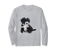 Bernedoodle Dog Mini Bernedoodle Super Cute Canine Maglia a Manica