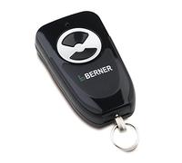 Berner 2905030 - Trasmettitore manuale in miniatura BHS121 (frequenza 868 MHz, accessorio per cancello a 2 canali, con occhiello, con LED rosso)