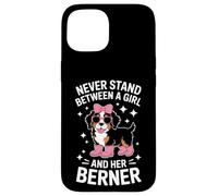 Berner Girl Divertente Bovaro del Bernese Custodia per iPhone 15
