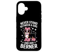 Berner Girl Divertente Bovaro del Bernese Custodia per iPhone 16