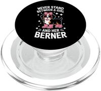 Berner Girl Divertente Bovaro del Bernese PopSockets PopGrip per MagSafe