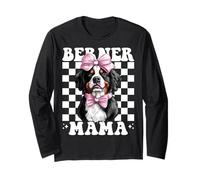 Berner Mama Mom Bernese Mountain Dog Festa della Mamma Coquette Maglia a Manica