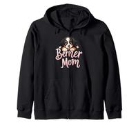 Berner Mom Dog Bernese Mountain Mama, simpatico cucciolo Felpa con Cappuccio