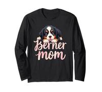 Berner Mom Dog Bernese Mountain Mama, simpatico cucciolo Maglia a Manica
