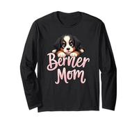 Berner Mom Dog Bernese Mountain Mama, simpatico cucciolo Maglia a Manica