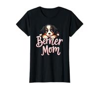 Berner Mom Dog Bernese Mountain Mama, simpatico cucciolo Maglietta