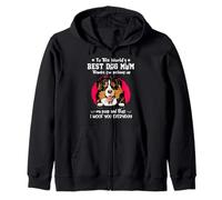 Bernese Mountain Dog Best Dog Mom Dogs Lovers Mothers Day Felpa con Cappuccio