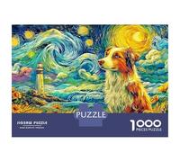 Bernese Mountain Dog by Lighthouse_2 1000 Pezzi Puzzle Divertente Intrattenimento Creativo Oil Painting Style Dog Puzzle GiocattoloPuzzle Antistress Per Bambini E Adulti 38x26cm/1000pcs