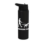 Bernese Mountain Dog Dad Stainless Steel Insulated Water Bottle