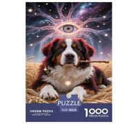 Bernese Mountain Dog Puzzle 1000 Pezzi Per Adulti Perfetto Per Appassionati Di Esperti Sfide Difficili Scompresso Giocattoli Regalo Per La Famiglia Per Adulti E Bambini A Partire Da 12 Anni 38x26cm/1