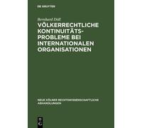 Bernhard Döll Völkerrechtliche Kontinuitätsprobleme bei inter (Copertina rigida)