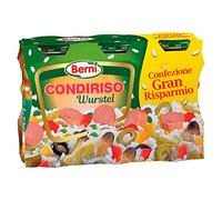 Berni Condiriso Wurstel Conserva Condimento per Riso Freddo e Insalate - 3 Vasetti da 285g