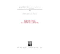 Fare giustizia. Due scritti sulla vendetta