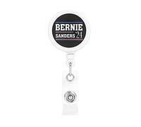 Bernie 2024 Porta badge retrattile Reel Clip Porta carte d'identità per infermiere Studente Impiegato