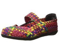 Bernie Mev Girls' Cuddly K Mary Jane Flat, red/Multi, 28-35 M M EU Big Kid (31 US)
