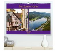 Bernkastel-Cues an der Mosel (hochwertiger Premium Wandkalender 2026 DIN A2 quer), Kunstdruck in Hochglanz: mitten in den Weinbergen an der Mosel liegt das Fachwerkstädtchen Berncastel-Cues