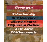 Bernstein Conducts Tchaikovsky 1812 Overture; Marche Slave; Capriccio Italien-LP