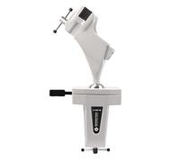 BERNSTEIN Morsa a snodo sferico Spannfix, girevole 360° + inclinabile 45° | Bianca | Per il serraggio al banco da lavoro | Larghezza ganasce 50 mm | Morsa da tavolo, bianca | Larghezza di serraggio