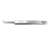 BERN 5 052 - Pinzetta SMD, angolata a 30°, molto affilata, ribassata, 110 mm