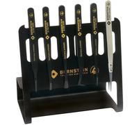 BERNSTEIN Tools for Electronics 5-190 V Kit pinzette 6 parti Acuminate 150 mm