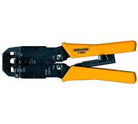 Bernstein Werkzeug GmbH, Pinza crimpatrice in metallo per4P4C, 4P2C, 7,65 mm, 6P6C/RJ-12, 6P4C/RJ-11, 9,65 mm, 8P8C/RJ-45, 11,68 mm, DEC 6P6C, 3-0609