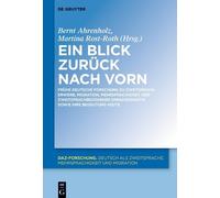 Bernt Ahrenholz Ein Blick zurück nach vorn (Copertina rigida)