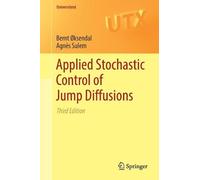 Bernt Øksendal Agnès Sul Applied Stochastic Control of Jump Diffusio (Tascabile)