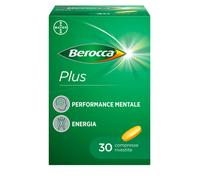 Bayer Integratore di vitamine e minerali Berocca Plus Memoria e concentrazione 30 compresse