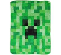 BERONAGE Minecraft Creeper - Coperta in pile di flanella, 150 x 200 cm, 100% poliestere, per bambini, adulti, giocatori, regalo