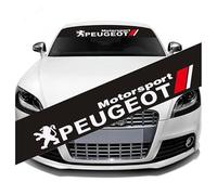 BEROZA Adesivo per Parabrezza Fascia Parasole,per Peugeot 2008 2008-2013 Decorazione per Parabrezza per Parabrezza per Parabrezza Anteriore per Auto,B
