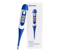 Berrcom Termometro Digitale Flessibile per Adulti e Bambini, Termometro Orale e Avambraccio Termometro Medico Impermeabile con Allarme Febbre, Febbre ℃/℉ Commutabile