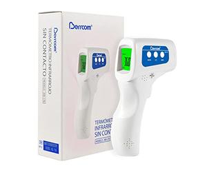 Berrcom Termometro Febbre Termometro Neonato Termometro Frontale a Infrarossi Senza Contatto Termometro Digitale per la Fronte con Allarme Febbre, Interruttore °C/℉