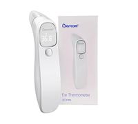 Berrcom Termometro Fronte e Orecchio Termometro Febbre Infrarossi Senza Contatto Termometro Neonato Digitale con Allarme Febbre, Lettura Istantanea, Interruttore °C/°F