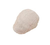 Berretti classici da uomo, traspiranti, for e donna, estivi, autunnali, in cotone lino, stile retrò Per la primavera(Beige)