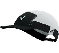 Compressport 5 panel light cap white black