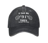 Berretti da Baseball 100° Compleanno Ci Ho Messo 100 Anni per Avere Questo Bell'Aspetto Non Soffocante Denim Cappello Moda Cappellini da Baseball per Viaggio Pesca All'Aperto