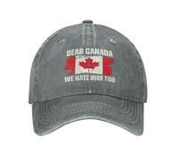Berretti da Baseball Caro Canada, Anche Noi Odiamo Freddo Trucker cap Unisex Denim Snapback cap per Sport Campeggio attività