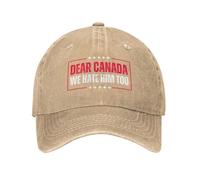 Berretti da Baseball Caro Canada, Anche Noi Odiamo Regolabile Denim Snapback cap Freddo Cappellini da Baseball per Esterno Sport Compleanno