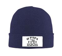 Berretti in Maglia If Papa Can't Fix It We're all Screwed Berretto da Uomo Assorbe Sudore Traspirante Cappello Sportivo Running, per Sport, Donna, Escursionismo, 56-62cm