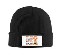 Berretti in Maglia If Papa Can't Fix It We're all Screwed Berretto da Uomo Estate Invernale Cappello, per Escursionismo, Donna, Sport, 56-62cm
