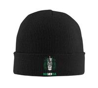 Berretti in Maglia Lion Nigeria Flag Slouch Cappello A Maglia Traspirante Beanie Invernale Cappelli per All'Aperto Donna Moto