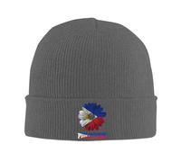 Berretti in Maglia Philippinese Philippines Flag Flower Comodo Cappello Lavorato Moda Clape Berretto per Adulto All'Aperto Uomo