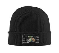 Berretti in Maglia Rqwaaed Us Army 5Th Special Forces Group Vietnam Elasticizzato Teschio Cappello Morbido Cuffia da Notte per Uomo All'Aperto Adulto