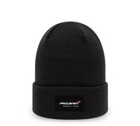 Berretto A Maglia Grigio McLaren F1 New Era Waven Patch Con Cuffia Corto