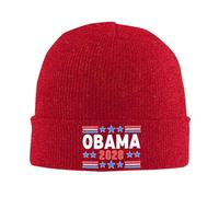 Berretto A Maglia Obama for President Obama 2028 Black Elasticizzata Cappello Invernale Antivento Berretto Invernale per Ciclismo Donna Snowboard
